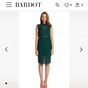 Bardot Green Lace Dress from Nordstrom's